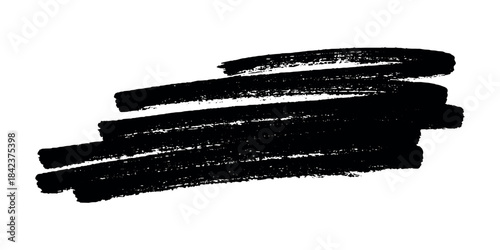 Brush paint stroke texture swatch Hand painted background Ink scribble dab clipart Paint smudge for tags and stamps design