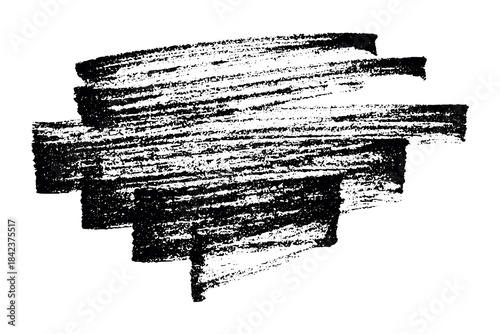 Brush paint stroke texture swatch Hand painted background Ink scribble dab clipart Paint smudge for tags and stamps design