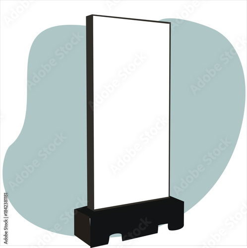 billboard. pylon banner. pylon banner mock up

