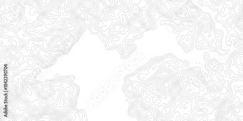 Abstract pattern waves lines seamless pattern and topography map and counter map. abstract sea map and mount map area space geometrics line technology topo landscape grid map texture.