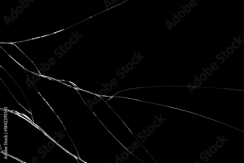 Close-up wrinkles and cracks on LCD screen glass display from smartphone, tablet or monitor from effect smash and fall bumps with detail pattern background, for use as a pattern on tiles or wallpaper