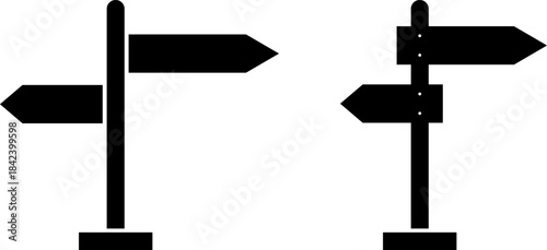 Which Way? Two Simple Styles of Wooden Direction Signs