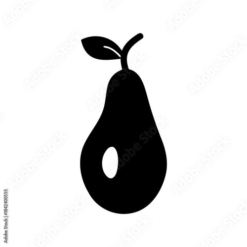 Fresh ripe yellow pear fruit isolated on white background as a single organic healthy sweet juicy and delicious raw food object for natural vegetarian nutrition