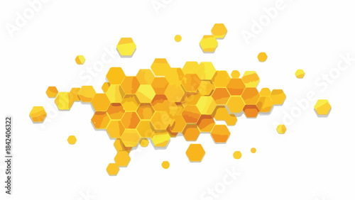 A pile of small, shiny gold coins scattered on a white background with a warm, metallic sheen and varying sizes.