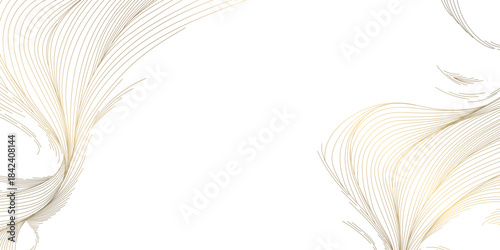 Abstract Japanese wave background, flowing lines, geometric curves. Oriental vector pattern, ocean shapes, premium posters, cards, templates, frame.