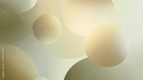 Abstract Gradient Spheres Luxurious, Modern, and Soft
