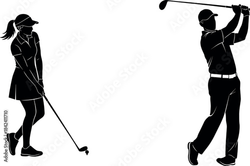 Silhouette of nine people sitting on beam in various poses, casual relaxed posture, artistic minimalist vector for creative design