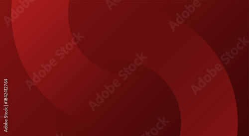 Abstract background with smooth red curved shapes and soft gradient layers.