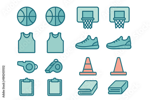 Basketball equipment and accessories for a successful game and training session