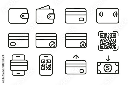 Digital payment options including cards, wallets, and QR codes for easy transactions in modern finance