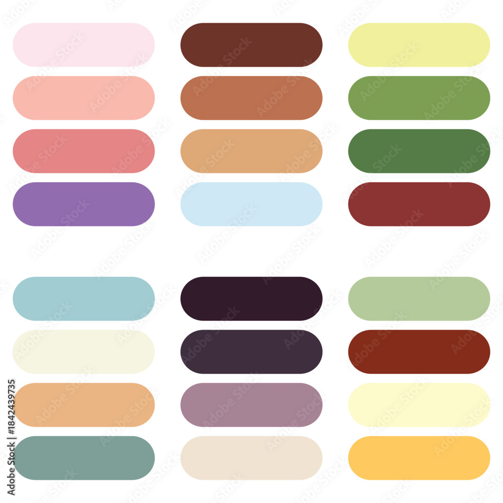 Obraz premium Abstract Color palette