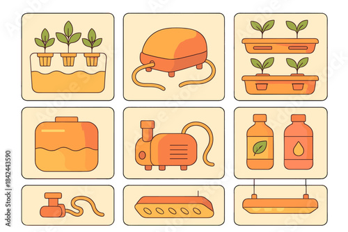 Grow your plants indoors with hydroponic tools and systems for better yields and easy maintenance