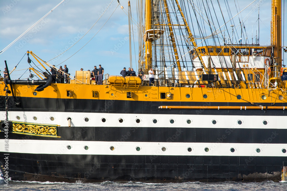 Obraz premium Nave scuola, Amerigo Vespucci, La Maddalena