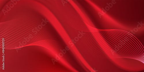 abstract vector luxury red and gold background modern creative concept