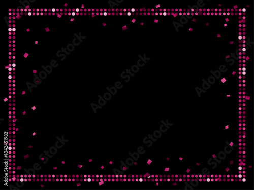 ミラータイル3、紙吹雪F、12マゼンタ