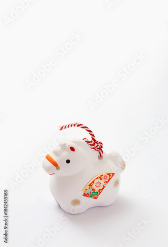 Japanese new year material. Zodiac horse. Year of the Horse. 日本の正月素材。干支の午。午年。	
