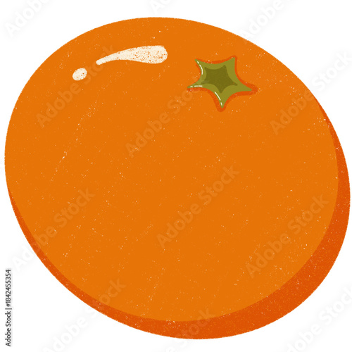 Oranges for Chinese New Year Offering—Cute Hand-Drawn Crayon-Style Illustration