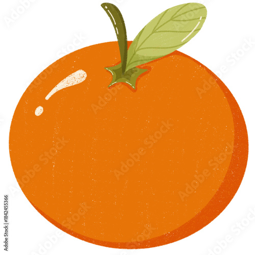 Oranges for Chinese New Year Offering—Cute Hand-Drawn Crayon-Style Illustration