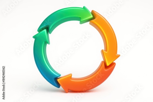 Product regeneration cycle model, glowing material flow arrows in a smooth 3D ring
Free Download Product regeneration cycle model, glowing material flow arrows in a smooth 3D ring
- GFXLoad