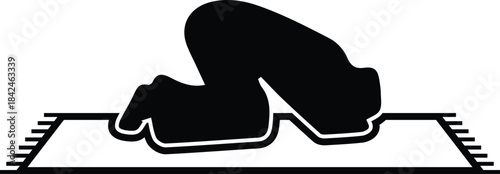 A moment of profound connection, namaj, The deepest posture of humility and devotion.