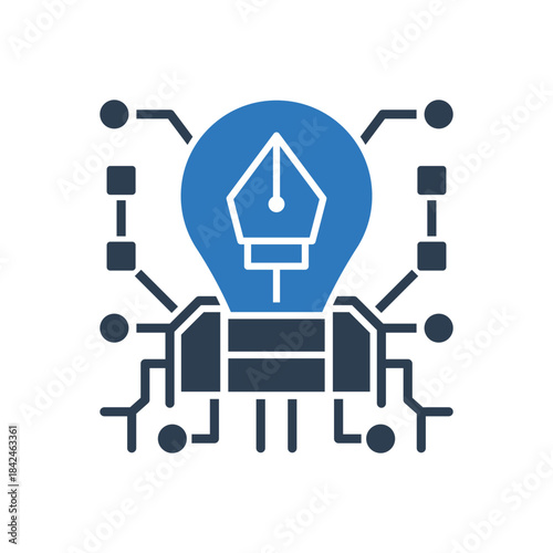 Ai Art Idea Icon - Ai Pen Tool Icon