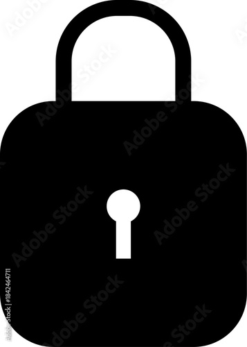 Secure Lock Icon – Padlock Symbol for Privacy and Protection