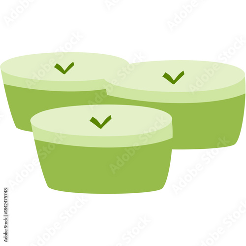 Bolu pandan indonesian traditional dessert