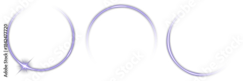 Foto Wave circular ellipse with ai and portal