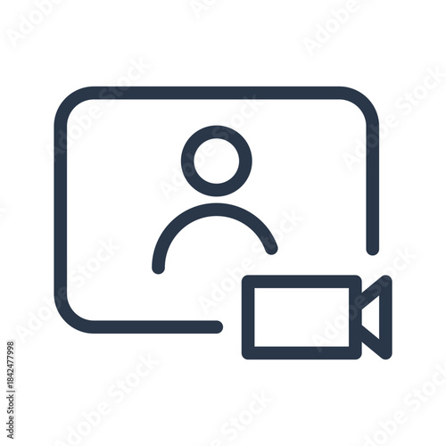 Video Call Conference Icon