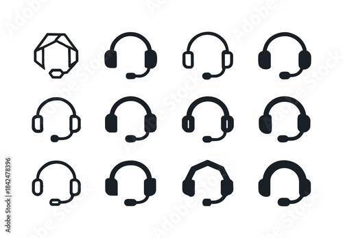 Esports Logo Set. Esports organizations. Icon set. Set Logo of e