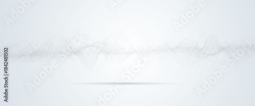 Technology and science banner or header. Connected neural cloud network