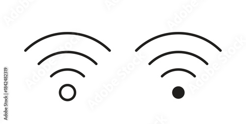 Wifi icon. filled flat sign for mobile concept and web design