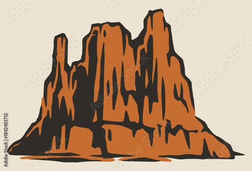 Unique rock formation design