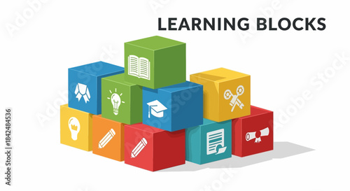 Learning Blocks Stacked Together Representing Education and Knowledge.