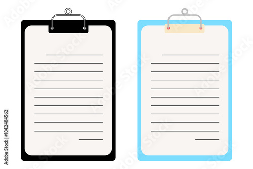Vector icon of a paper file notepad.