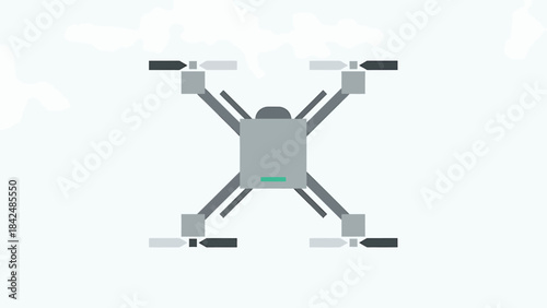 Sleek aerial drone technology takes flight, symbolizing advanced innovation for swift air operations, future connectivity, and efficient data collection