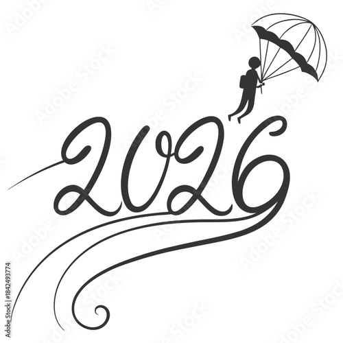 happy new year 2026 background