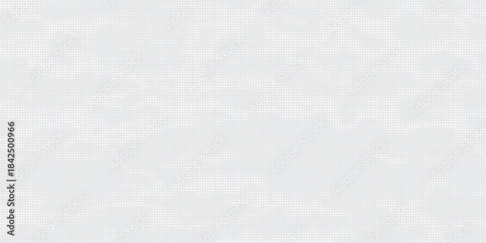 Fototapeta premium Vector dot white gray wave light technology texture background. Abstract big data digital concept art simple