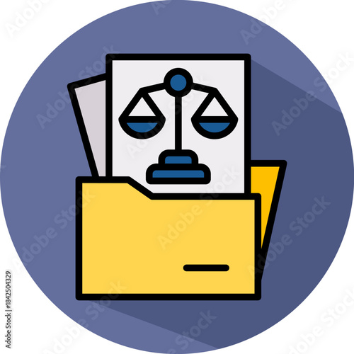 Legal Services isometric icon