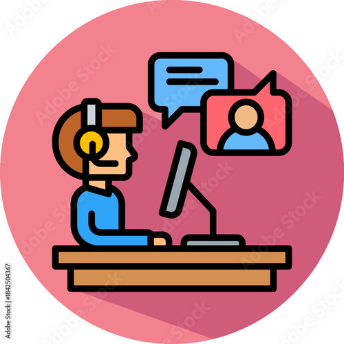 Consulting Agency isometric icon