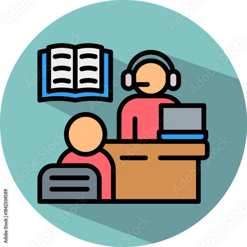 Education Consultancy isometric icon