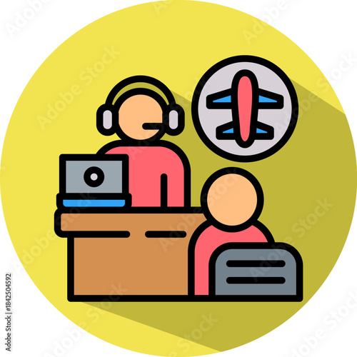 Travel Agency isometric icon