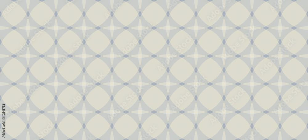 Fototapeta premium Elegant Geometric Pattern in Soft Blue and Cream