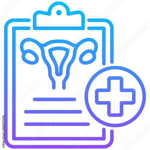 Illustration elements of Gynecology