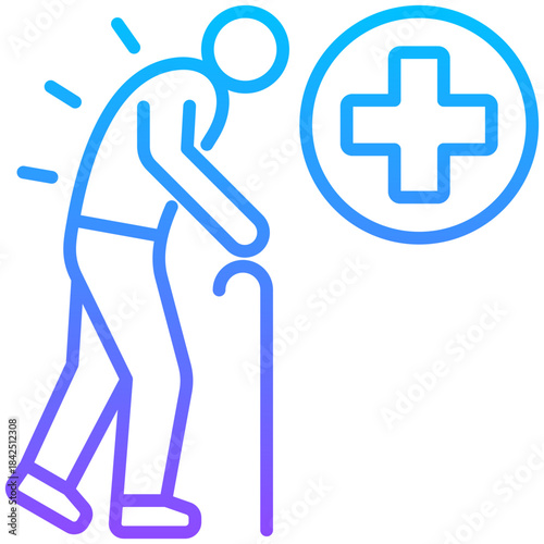 Illustration elements of Geriatric