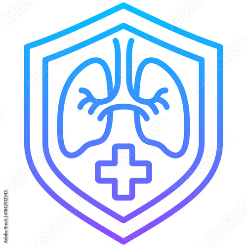 Illustration elements of Pulmonology