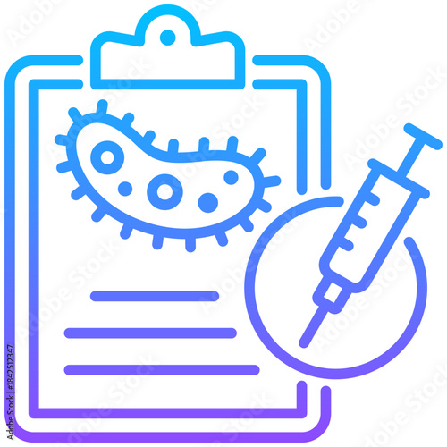 Illustration elements of Virology