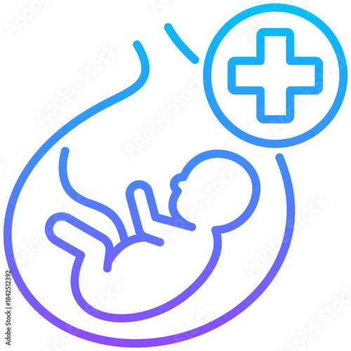 Illustration elements of Obstetric