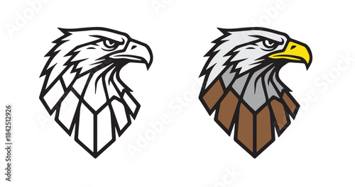 eagle head vector