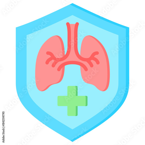 Illustration elements of Pulmonology